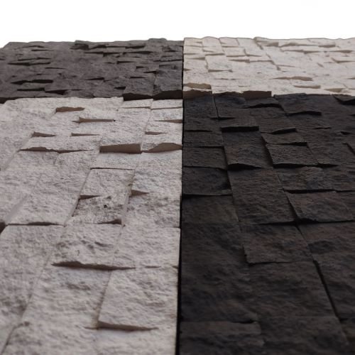 Mosaico de colores Fachaleta Mosaico de Piedra estilo piedra natural travertino - F-402