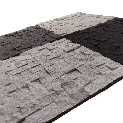 Mosaico de colores Fachaleta Mosaico de Piedra estilo piedra natural travertino - F-402