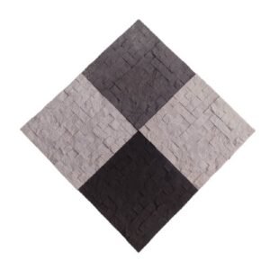 Mosaico de colores Fachaleta Mosaico de Piedra estilo piedra natural travertino - F-402