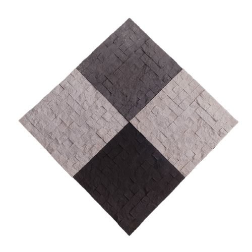 Mosaico de colores Fachaleta Mosaico de Piedra estilo piedra natural travertino - F-402