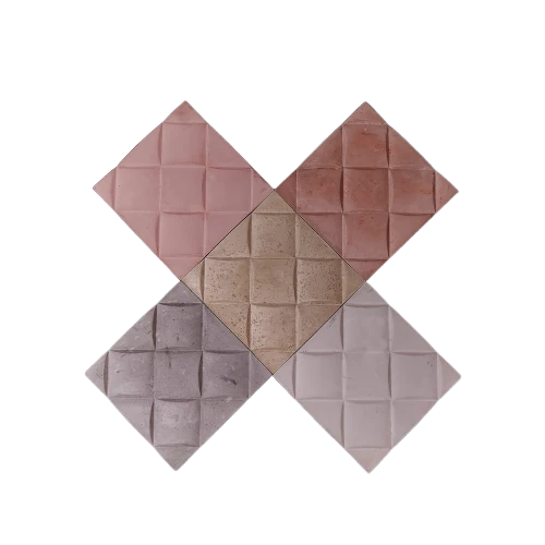 Mosaico de Fachaleta Revestimieto Acolchado colores varios FC-404