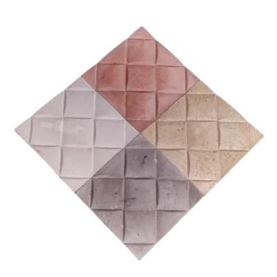 Mosaico de Fachaleta Revestimieto Acolchado colores varios FC-404