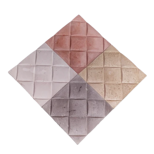 Mosaico de Fachaleta Revestimieto Acolchado colores varios FC-404